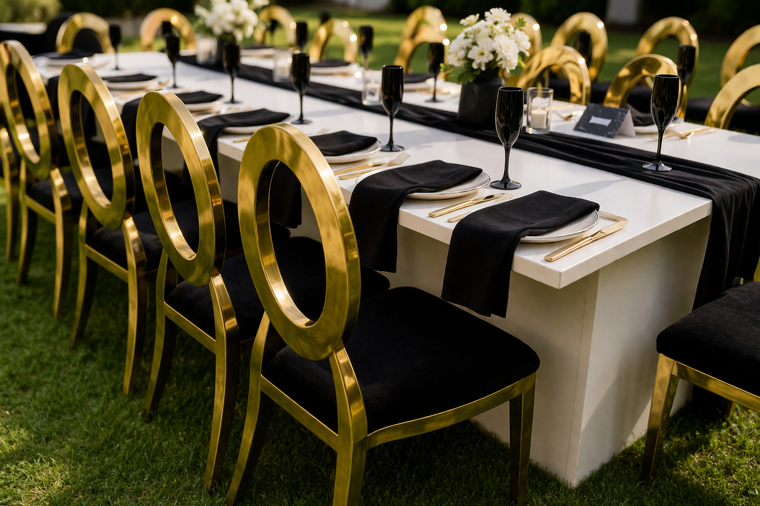 Corporate event setup